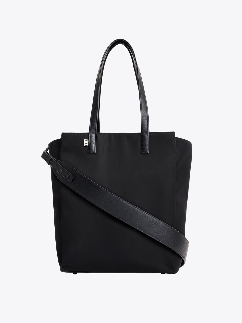 BEIS The Commuter Tote In Black Excellent Condition Pre-Owned